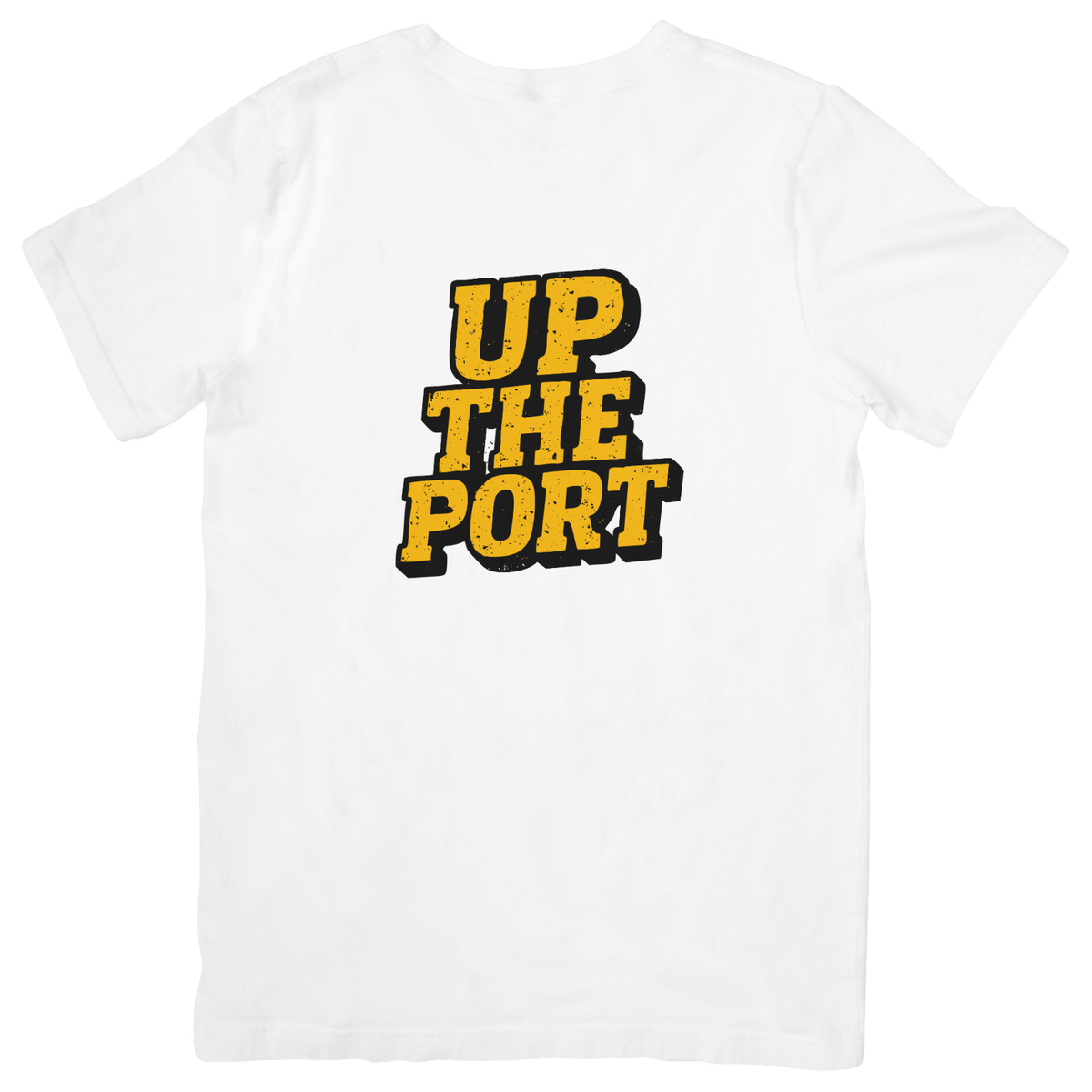 Up The Port Bold Supporters T-Shirt (Mens)