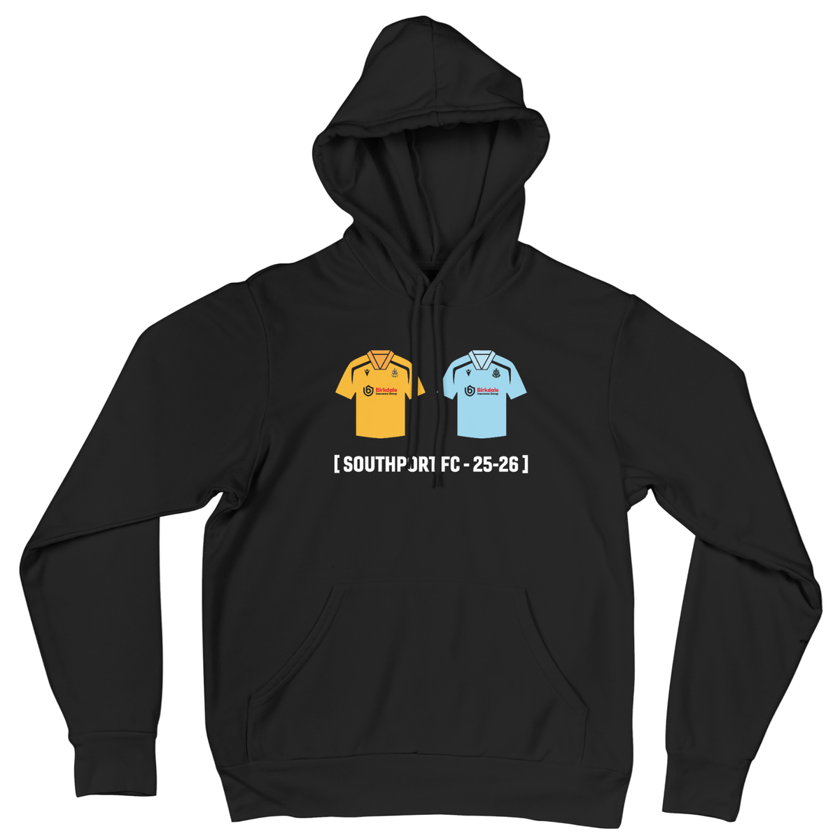 Southport FC 25ā26 Kit Graphic Hoodie (Kids)