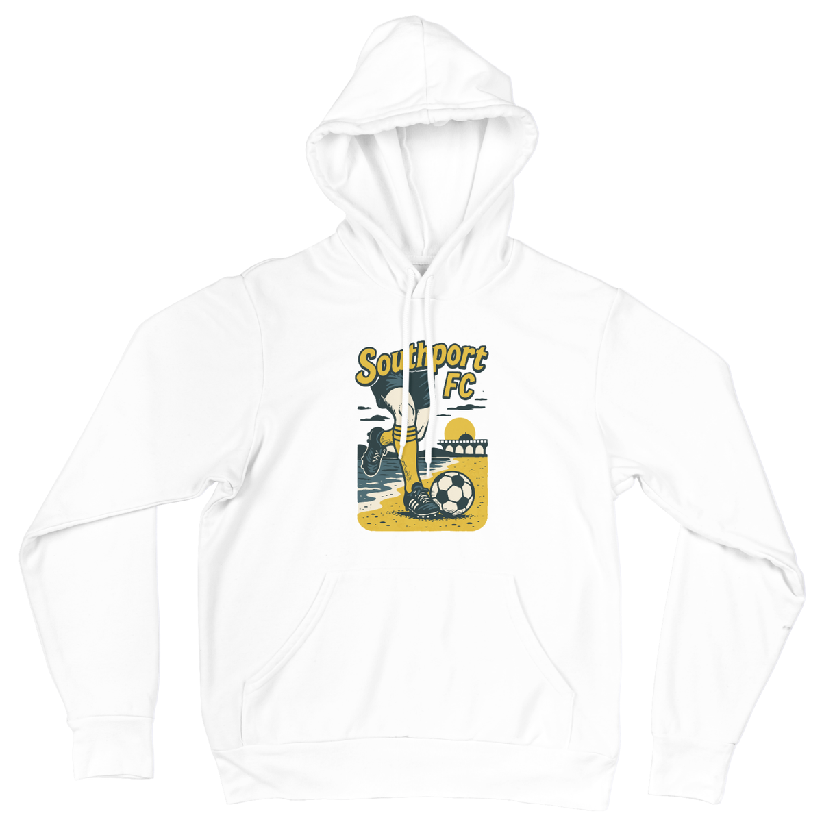 Southport FC Vintage Pier Football Hoodie (Womens)