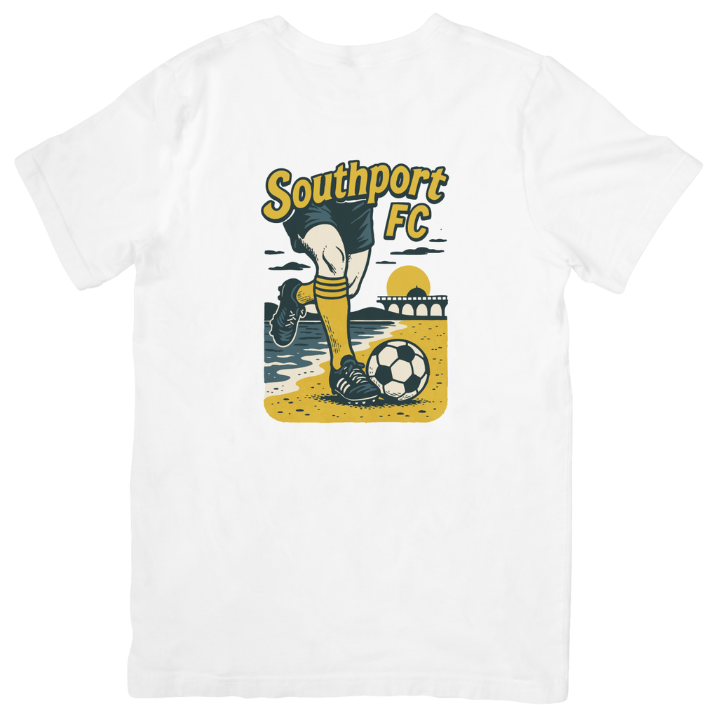 Southport FC Vintage Pier Football T-Shirt (Mens)