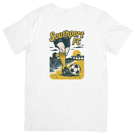 Southport FC Vintage Pier Football T-Shirt (Kids)