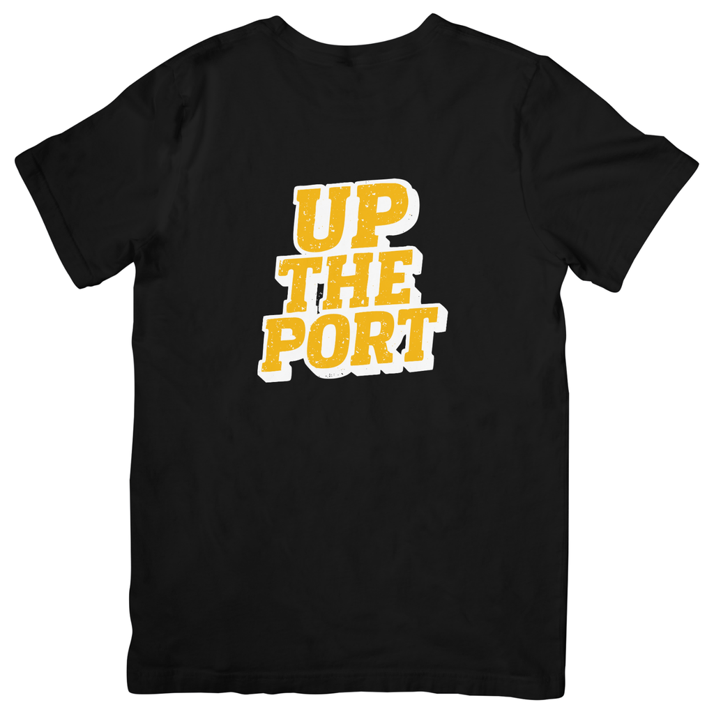 Up The Port Bold Supporters T-Shirt (Mens)