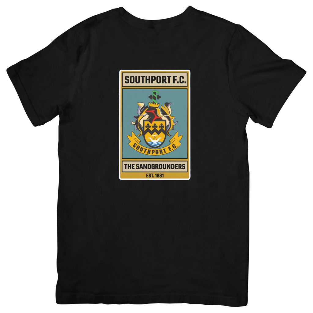 Southport FC Vintage Crest Poster T-Shirt (Mens)