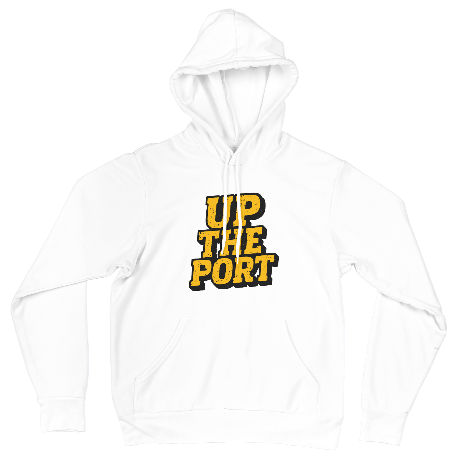 Up The Port Bold Supporters Hoodie (Mens)