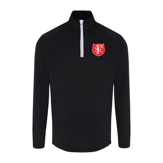 Southport FC Retro Crest 1/4 Zip Training Top (Mens)