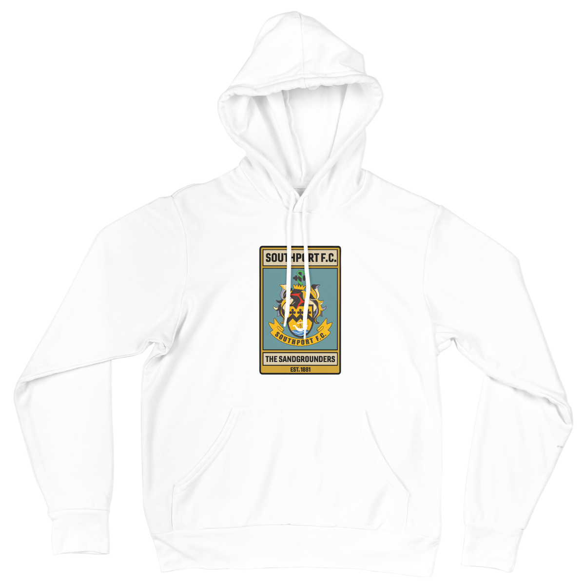 Southport FC Vintage Crest Poster Hoodie (Womens)