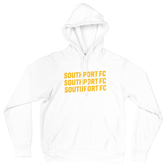 Southport FC Repeated Text Hoodie (Womens)