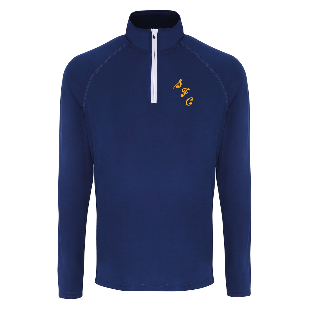 Southport FC 1970s Monogram 1/4 Zip Training Top (Mens)