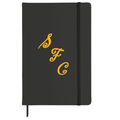 Southport FC 1970's Retro Monogram Badge A5 Black Notebook