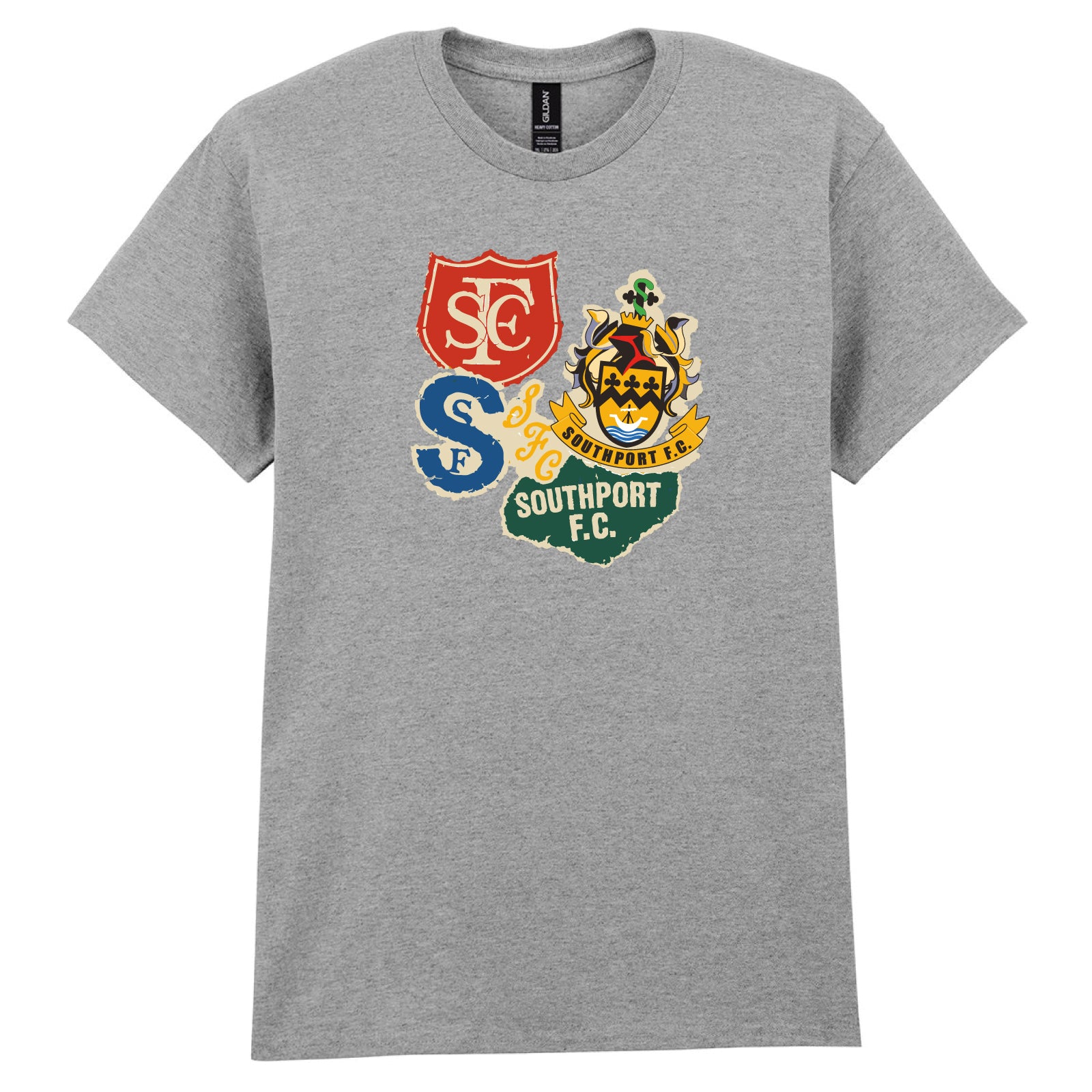 Southport FC Retro Badges T-Shirt