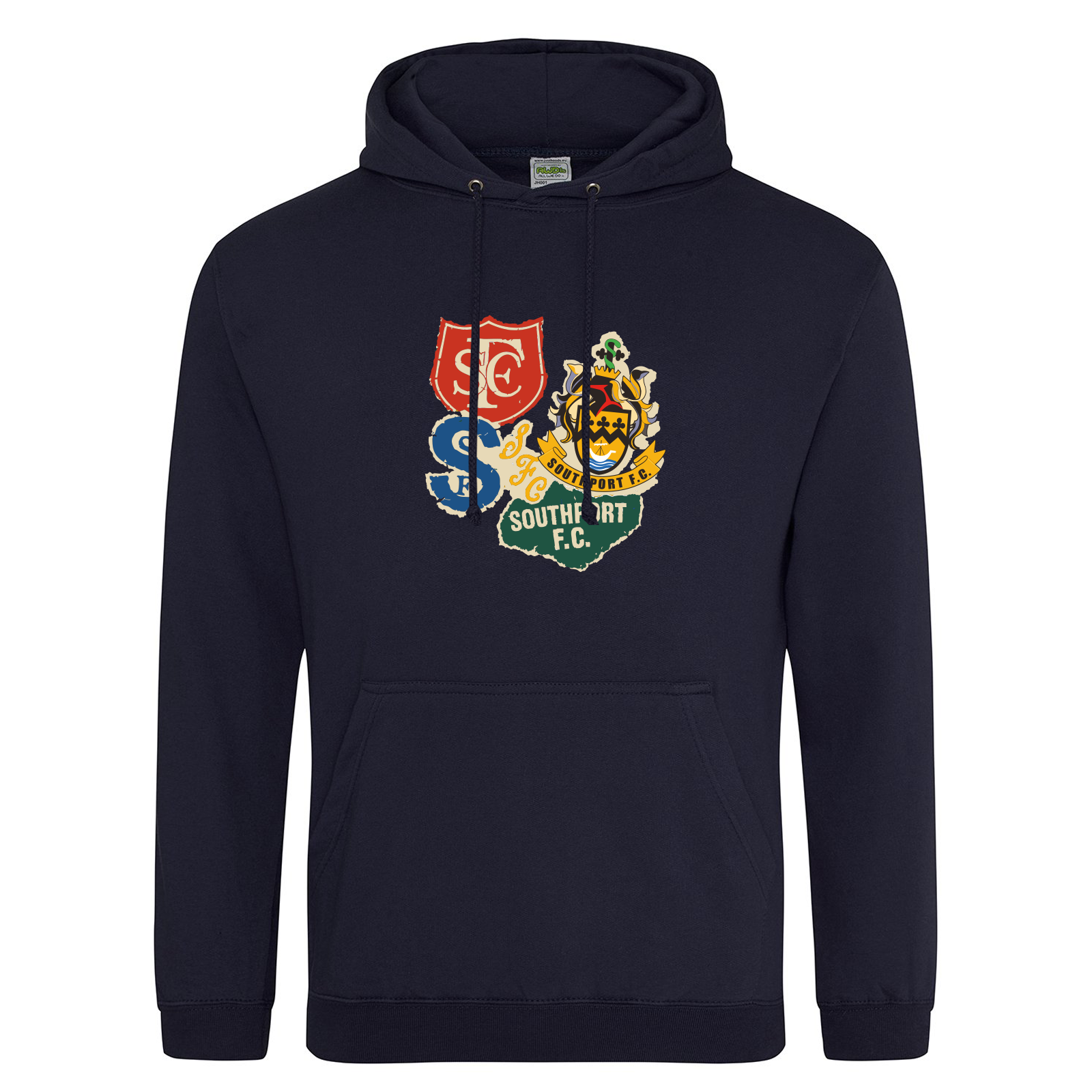 Southport FC Retro Badges Hoodie