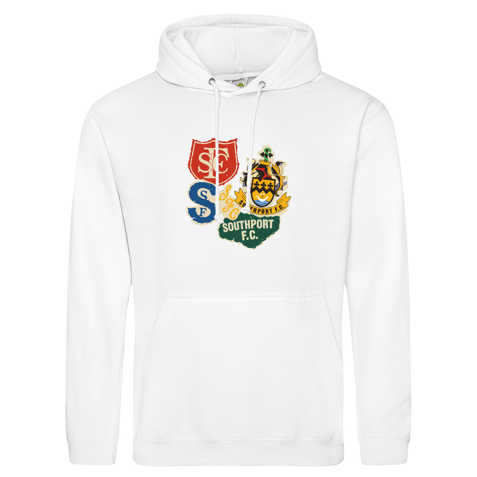 Southport FC Retro Badges Hoodie