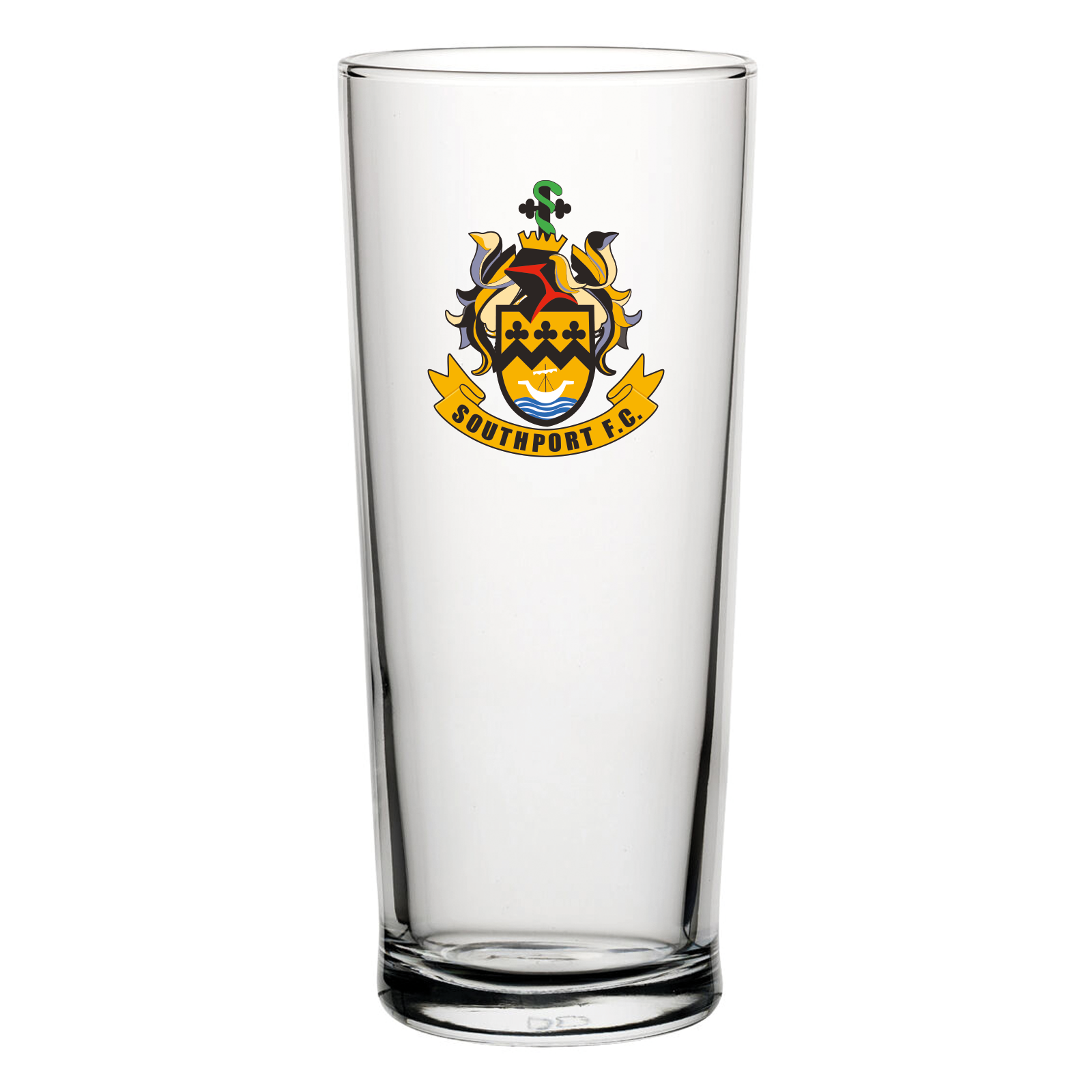 Southport FC Badge Pint Glass