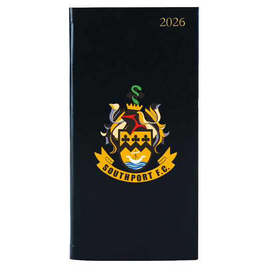 Southport FC Badge Mini Diary, Week To View, 2026