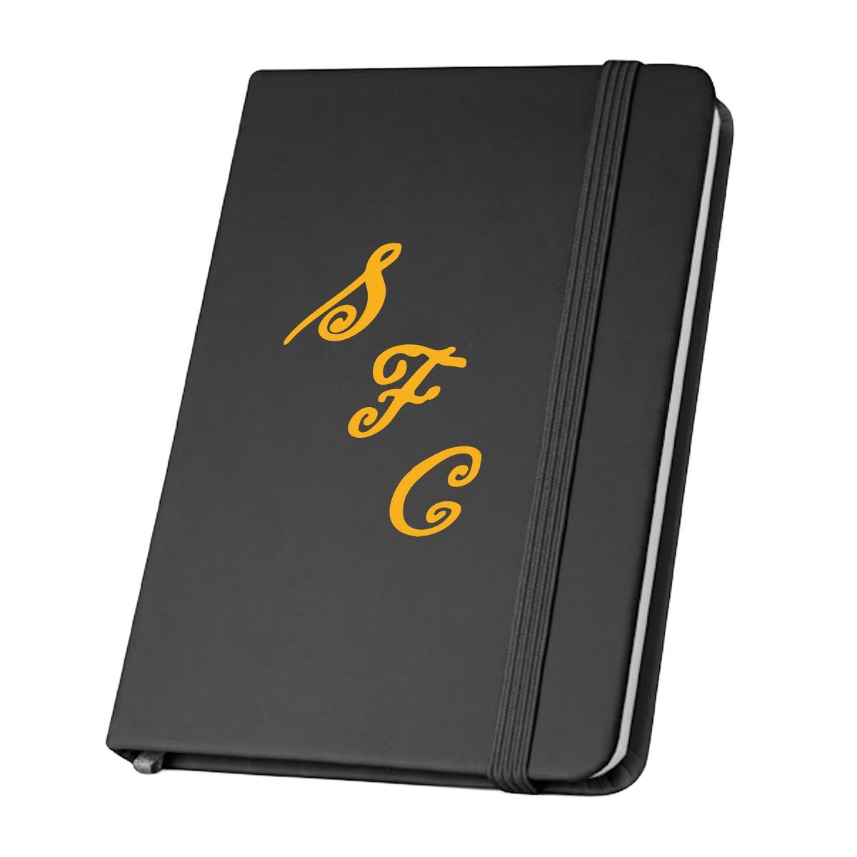 Southport FC 1970's Retro Monogram Badge A6 Black Pocket Notebook