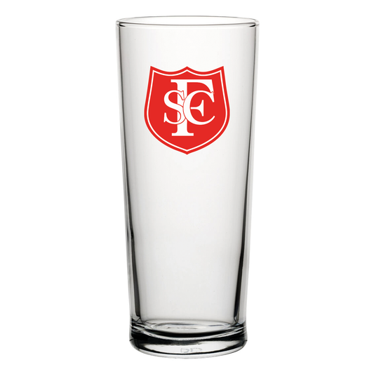 Southport FC 1920's Retro Badge Pint Glass