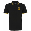 Southport FC Badge Polo Shirt – Black/Yellow