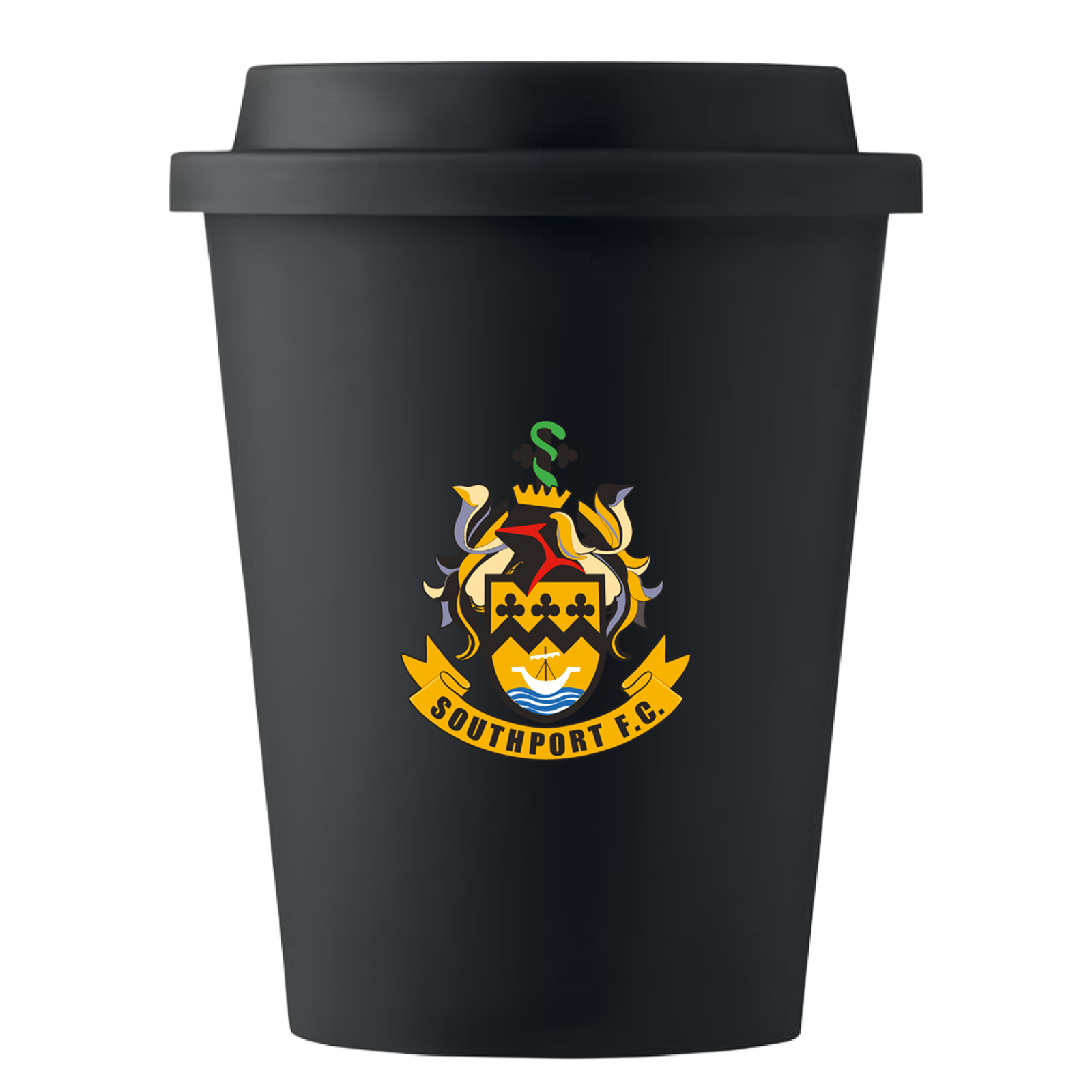 Southport FC Badge Reusable Coffee Cup