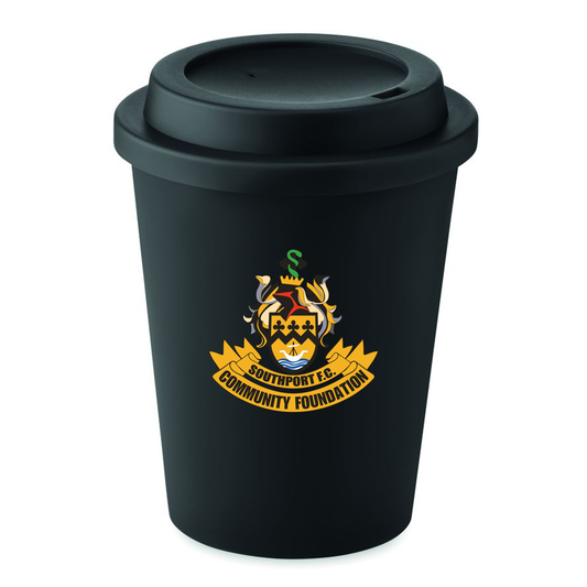 Southport FC Community Foundation Badge Reusable Coffee Cup