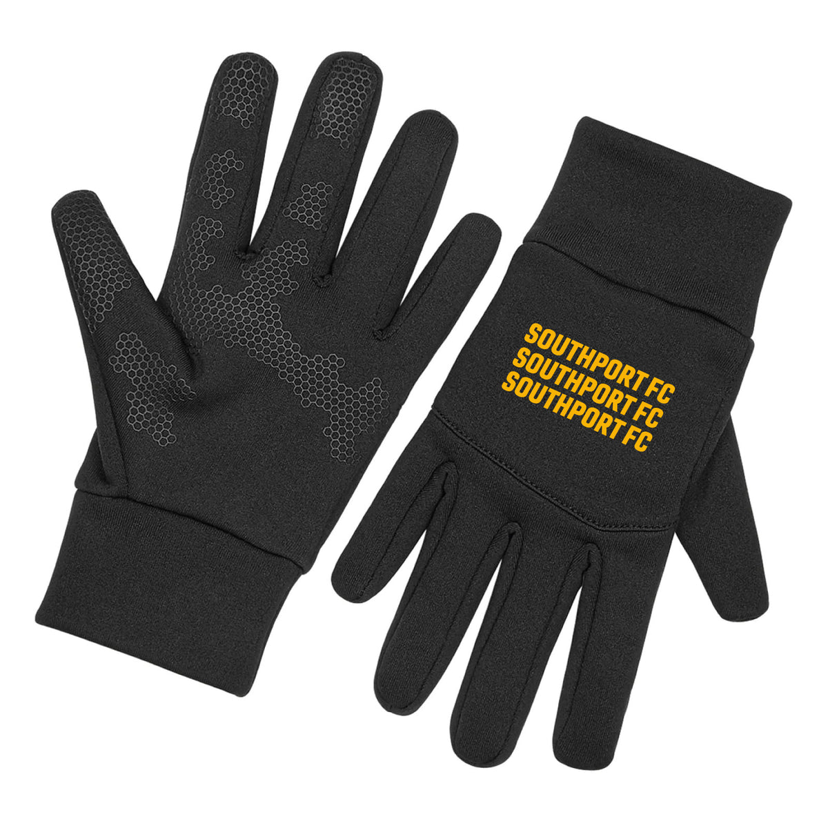 Southport FC Repeat Text Tech Gloves