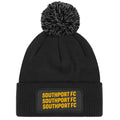 Southport FC Repeat Text Bobble Hat